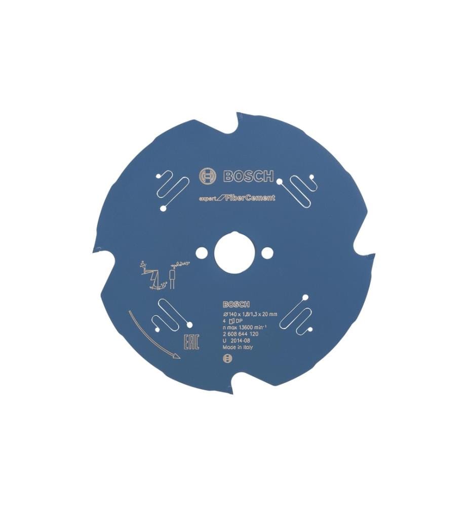 BOSCH - Professional Lame de scie circulaire Expert Fibre Cement, 140 x 1.8 x 20 mm, Z 4