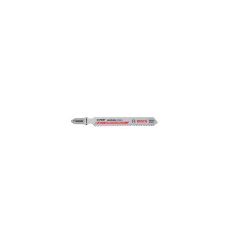 BOSCH - Professional Lame de scie sauteuse EXPERT Laminate Clean T128 BHM, 3 pièces
