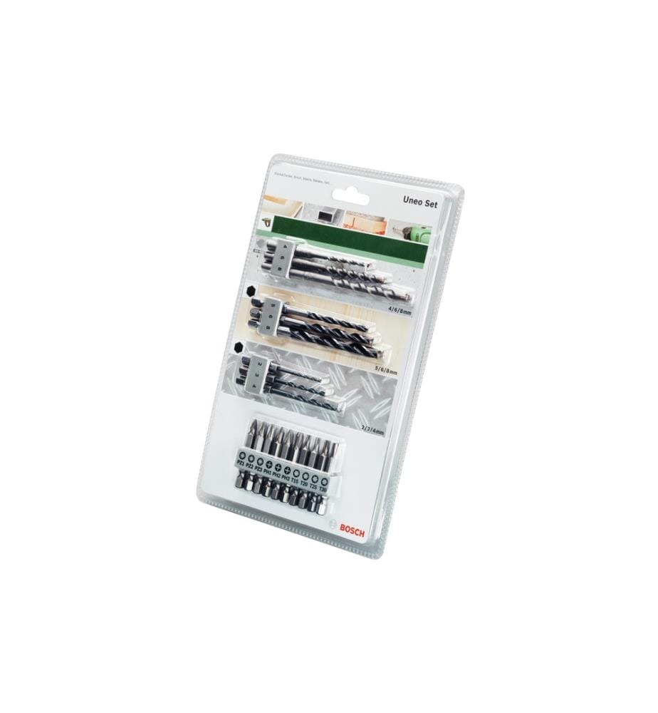 BOSCH - Kits de forets et de bits SDS-Quick 19 pièces