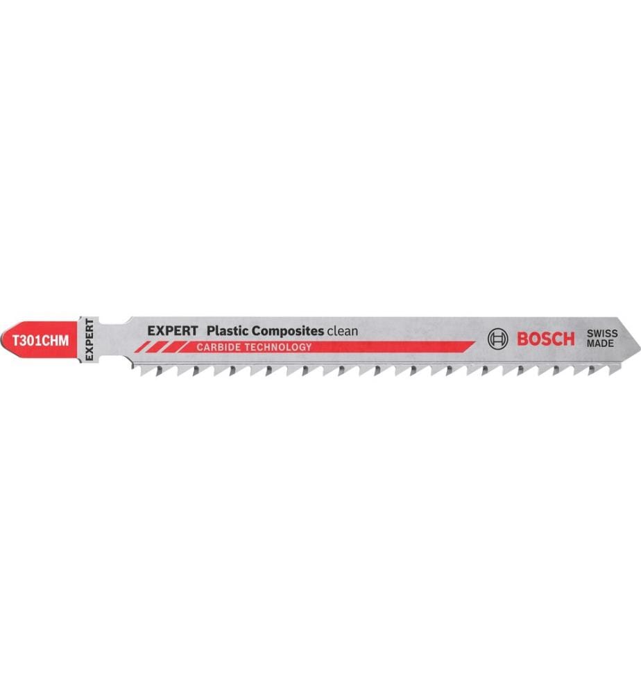 Bosch Professional Lame de scie sauteuse EXPERT Plastic Composites T 301 CHM, 3 pcs