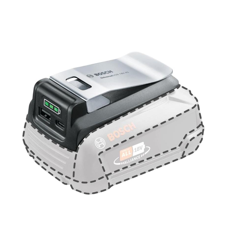 Bosch UniversalUSB 18 V-45 adaptateur de batterie USB avec fonction powerbank