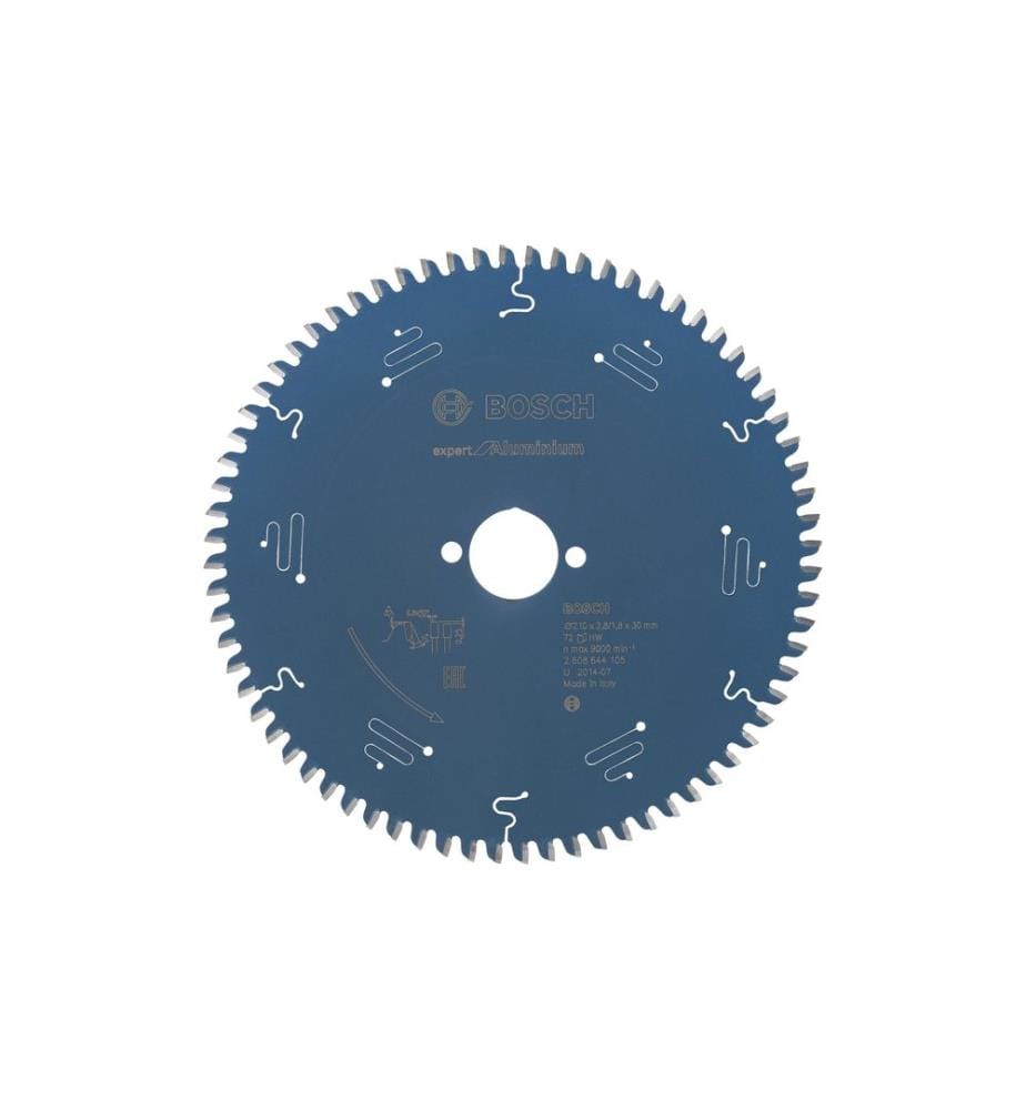 Bosch Professional Lame de scie circulaire Expert Aluminium, 210 x 30 x 2.8 mm, Z 72