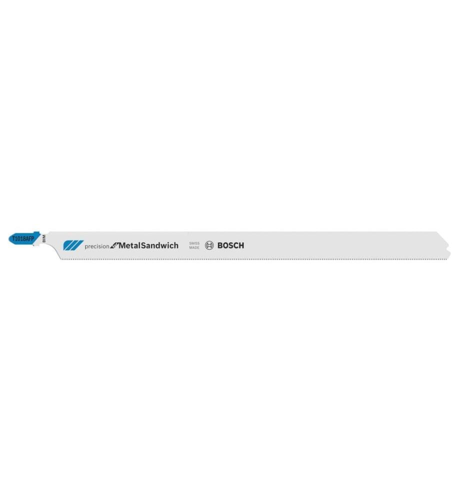 Set de lames de scie sauteuse T 1018 AFP Metal-Sandwich Bosch Professional, 3 pièces