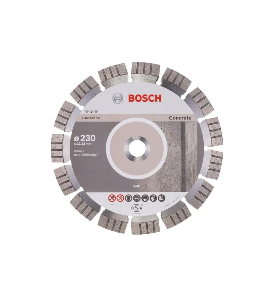 Bosch Professional Disque de coupe diamant Best for Concrete, 230 x 2.4 x 15 mm