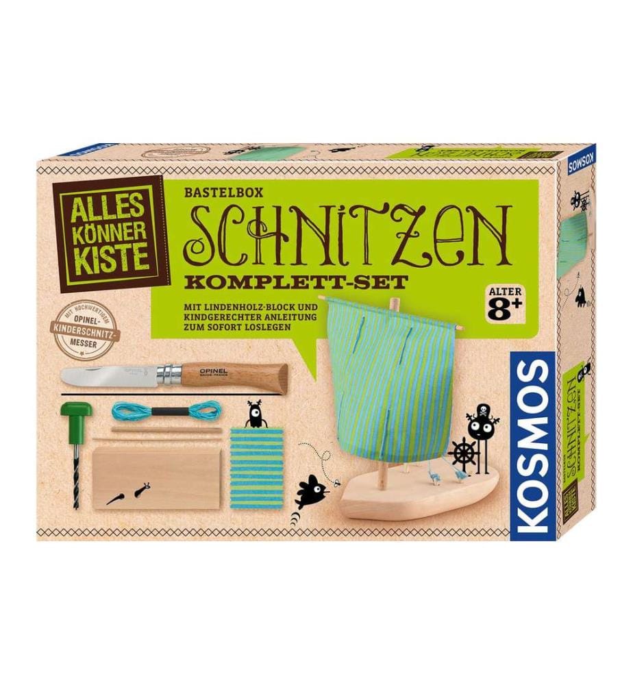 KOSMOS - Boîte de bricolage Schnitzen Komplett-Set