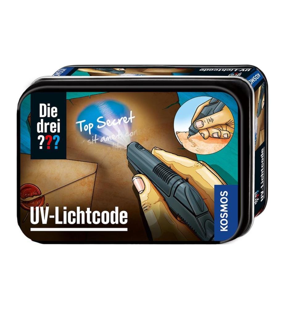 KOSMOS - Nécessaire de détective Die Drei??? Code de lumière UV