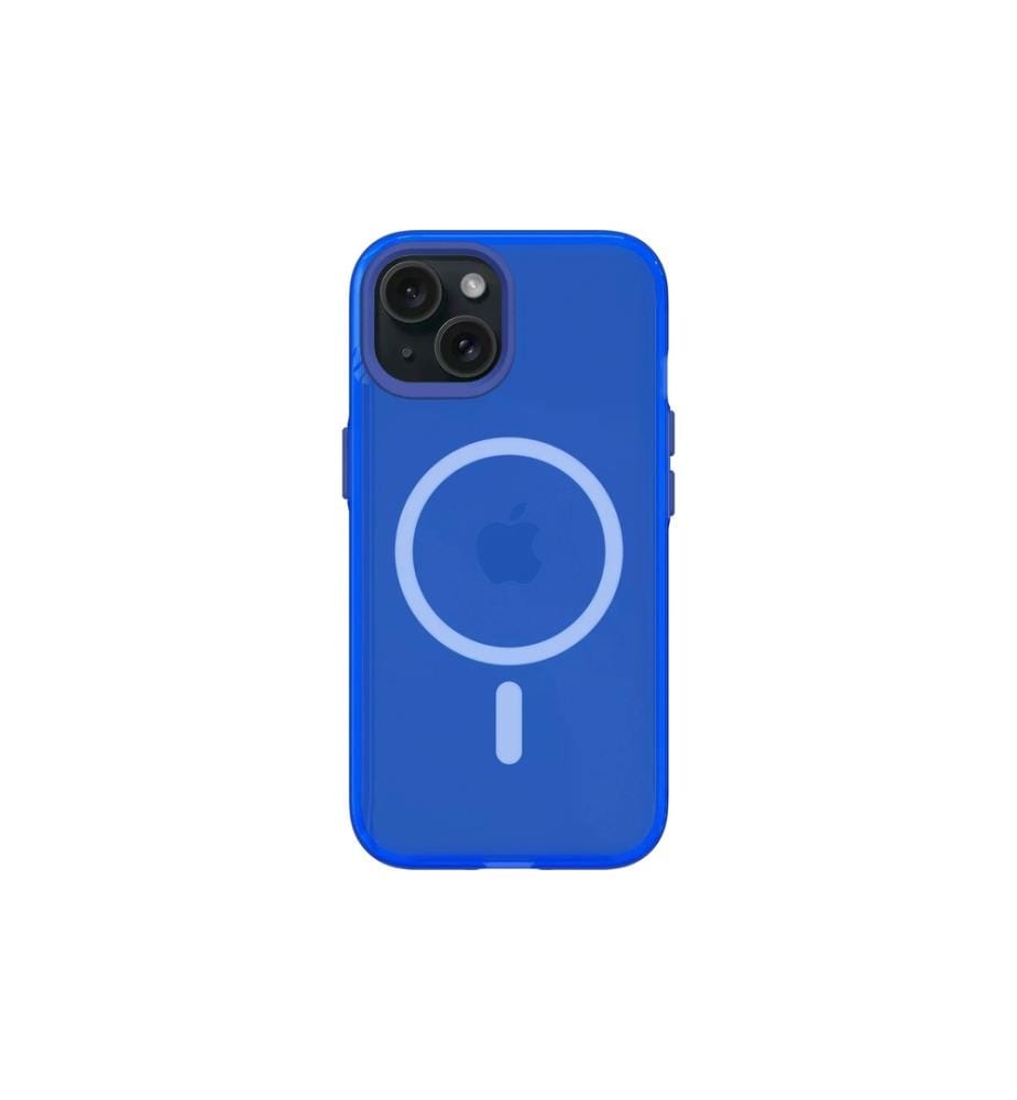 Rhinoshield - Coque arrière JellyTint MagSafe iPhone 15 Cyber Blue