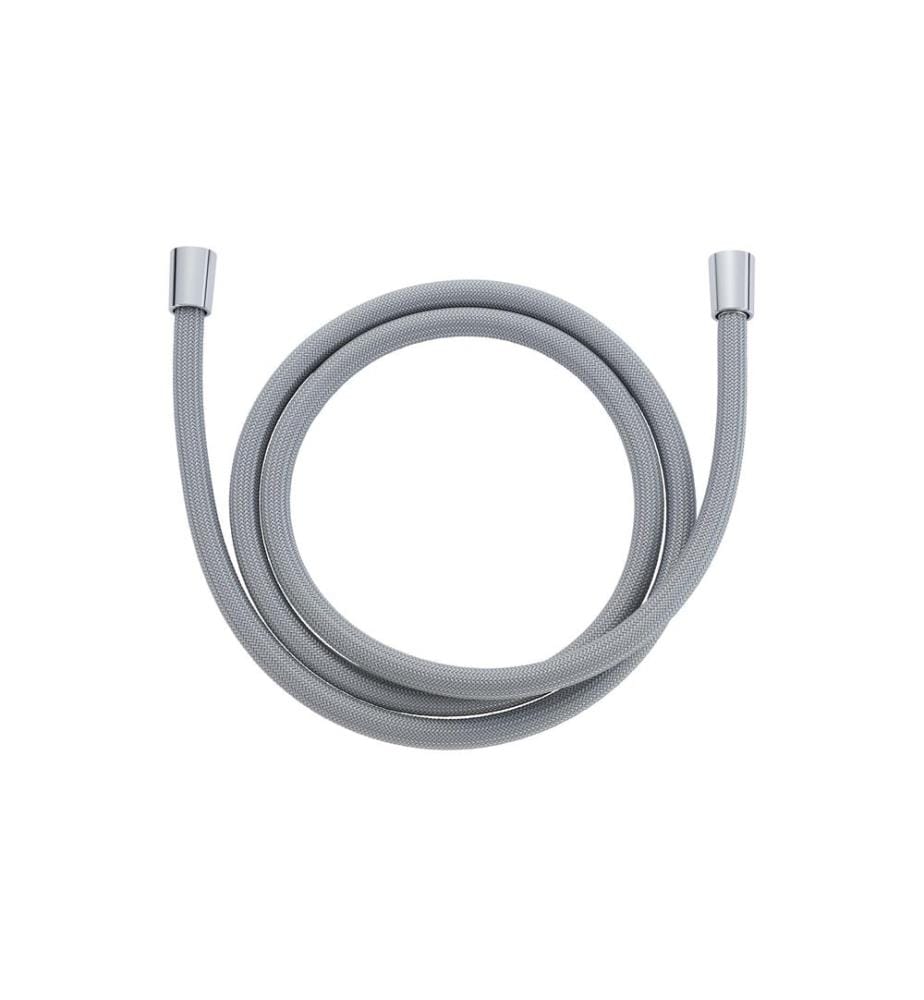 diaqua® - Tuyau de douche CHROMALUX Zero, Gris argenté 200 cm