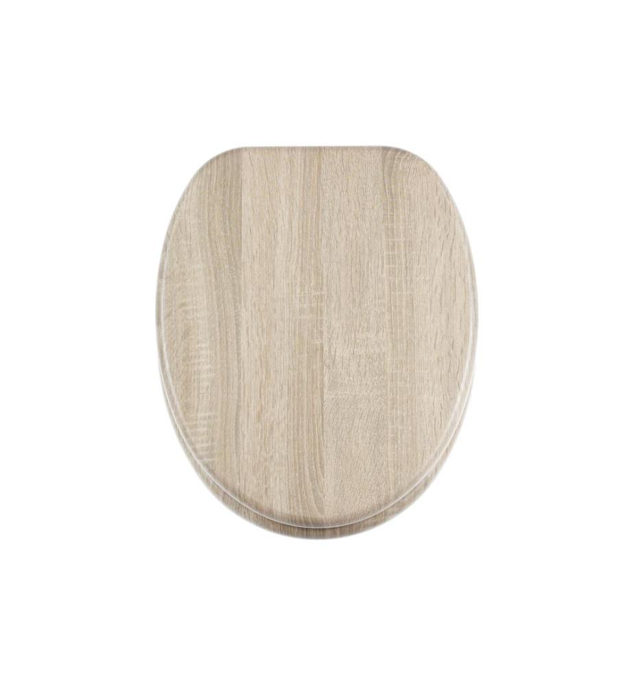 diaqua® - Siège de toilette Forest avec abaissement automatique, Marron