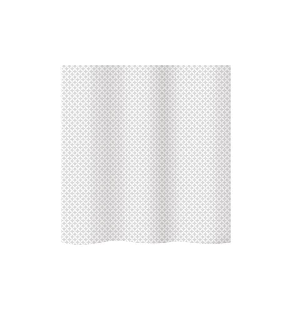 diaqua® - Rideau de douche Andalus 120 x 200 cm, Blanc