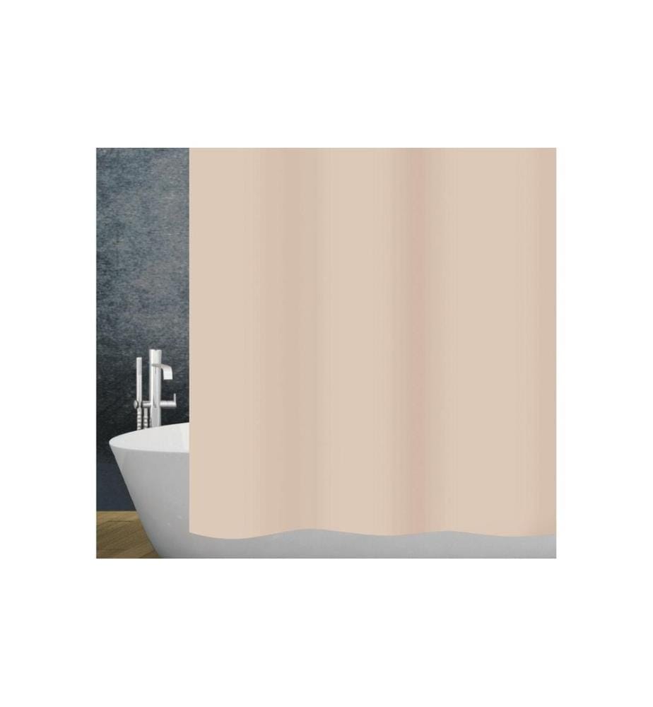 diaqua® - Rideau de douche Basic Frappé 120 x 200 cm, Beige