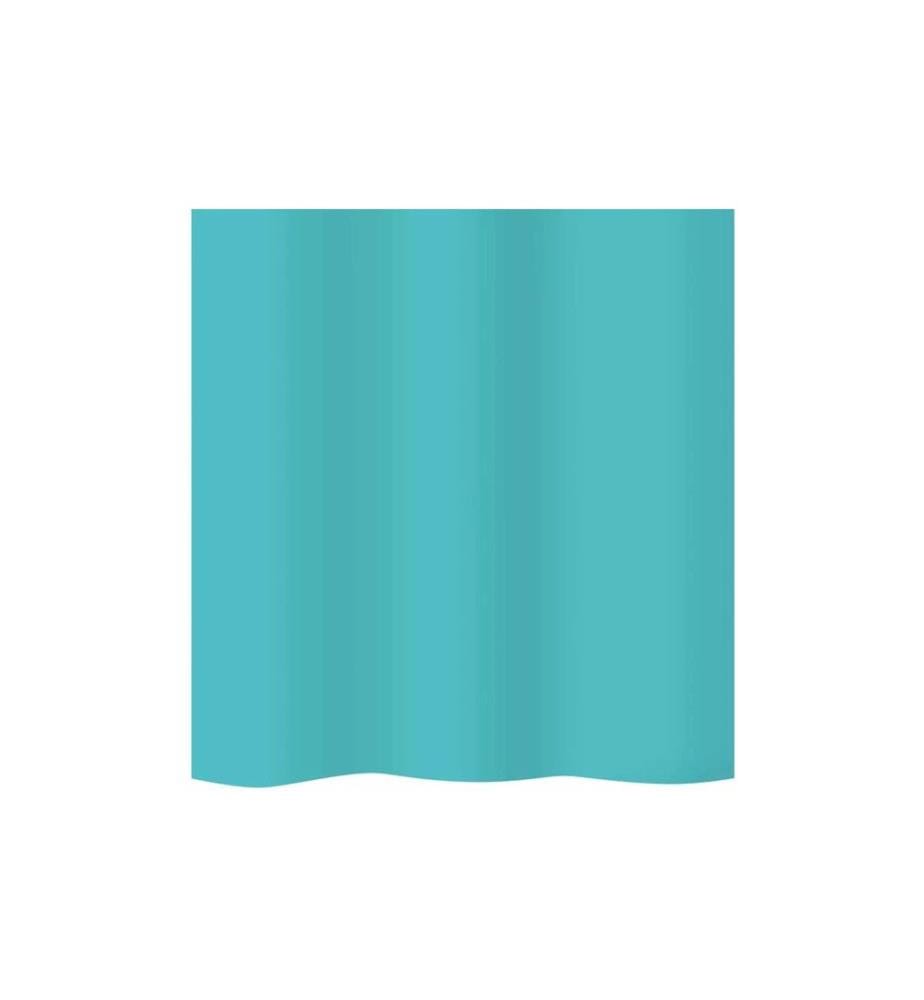 diaqua® - Rideau de douche Basic 240 x 180 cm, Bleu/Bleu océan