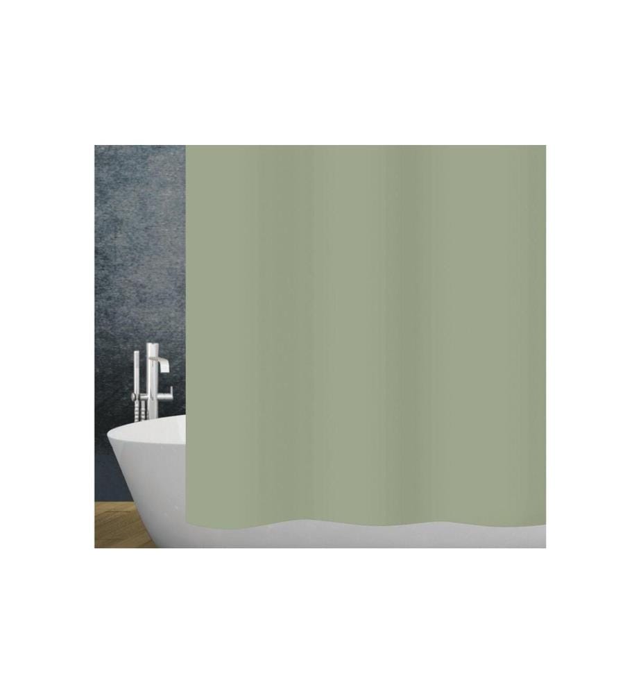 diaqua® - Rideau de douche Basic 240 x 180 cm, Vert olive