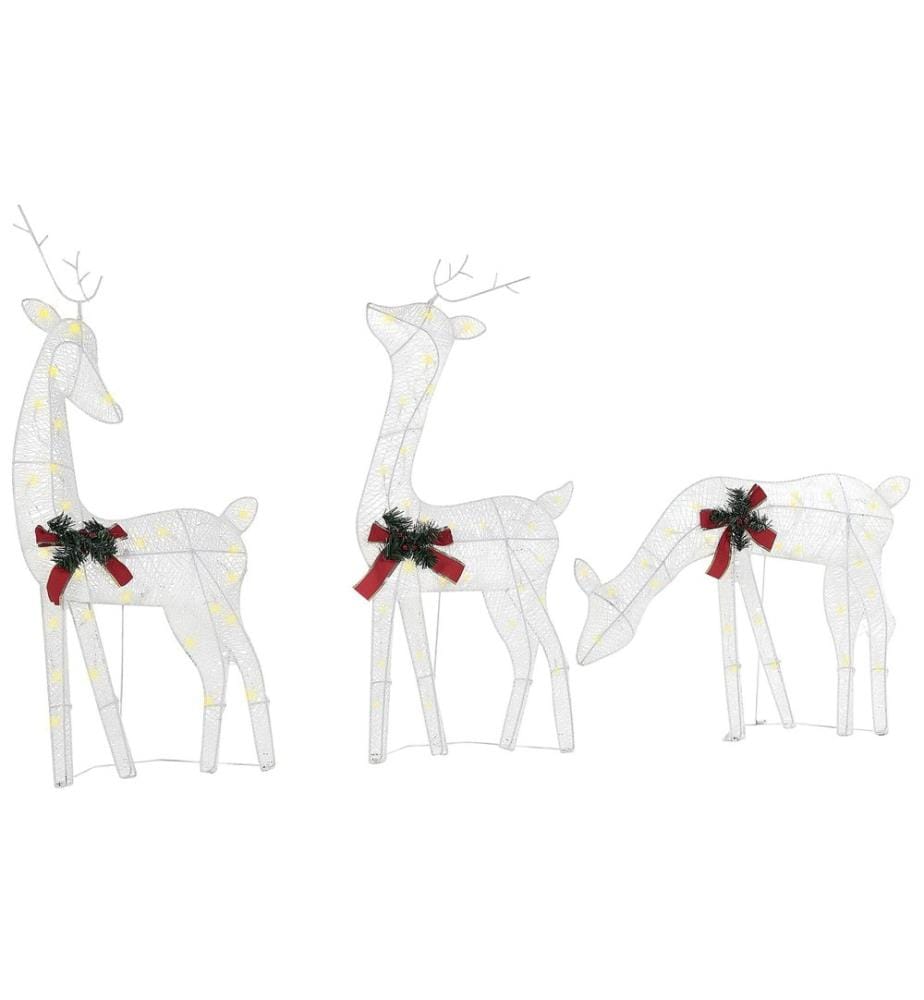 Décoration extérieure LED ANGELI Renne 92/85/49 cm Blanc