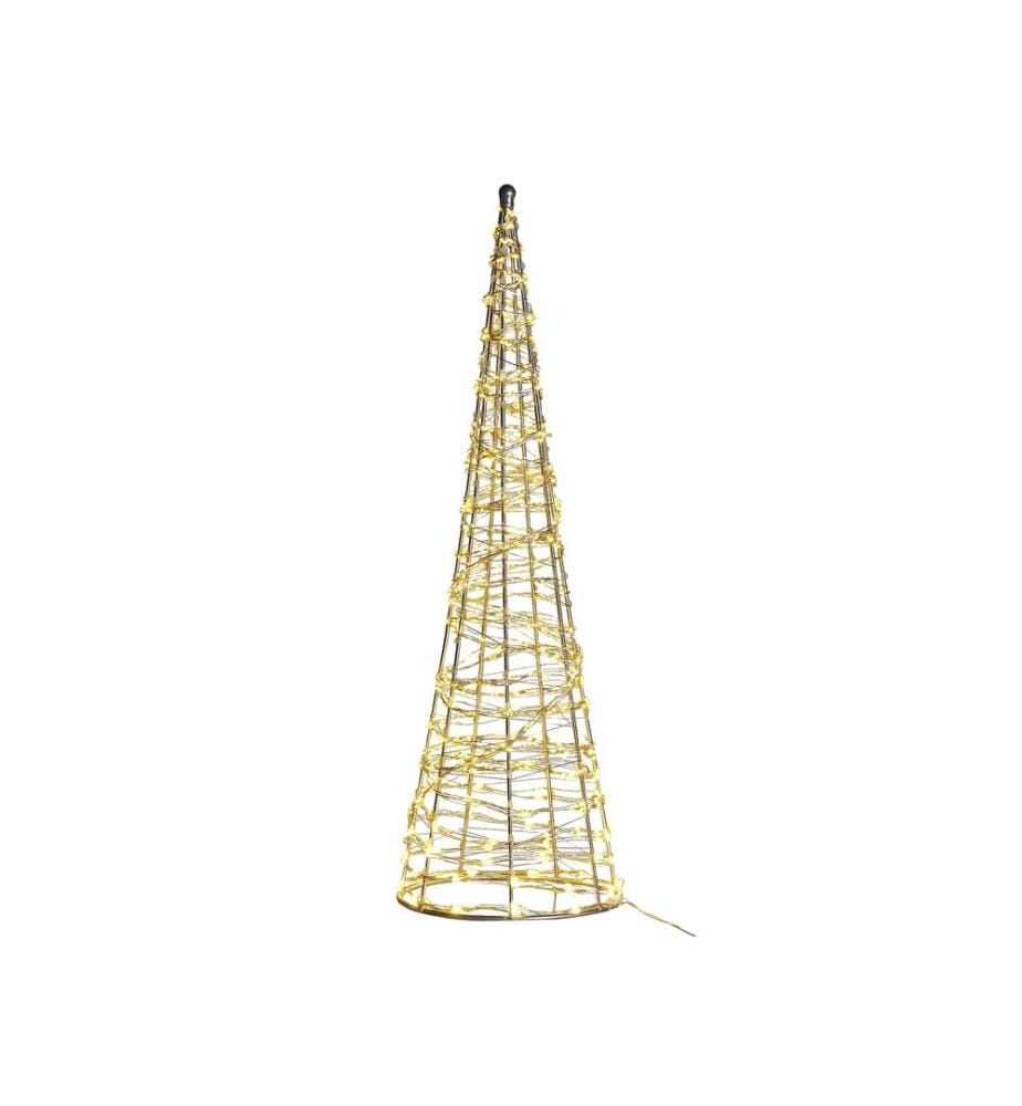 Décoration extérieure LED KOTALA Arbre de Noël 57 cm Argenté