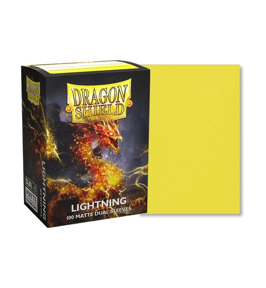 Dragon Shield - Étui à cartes Dual Matte: Lightning Taille standard Jaune 100