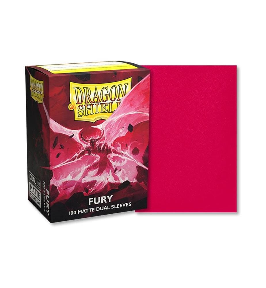 Dragon Shield - Étui à cartes Dual Matte: Fury Taille standard Rose 100