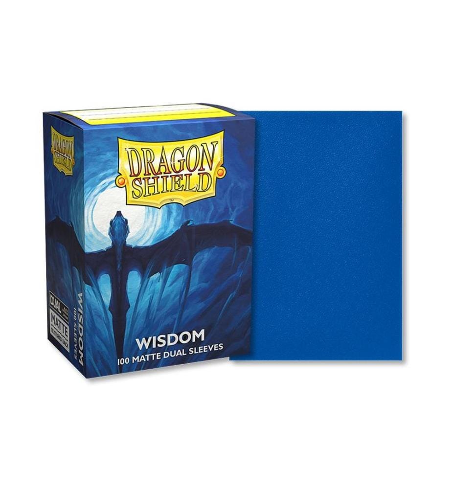 Dragon Shield - Étui à cartes Dual Matte: Wisdom Taille standard Bleu 100