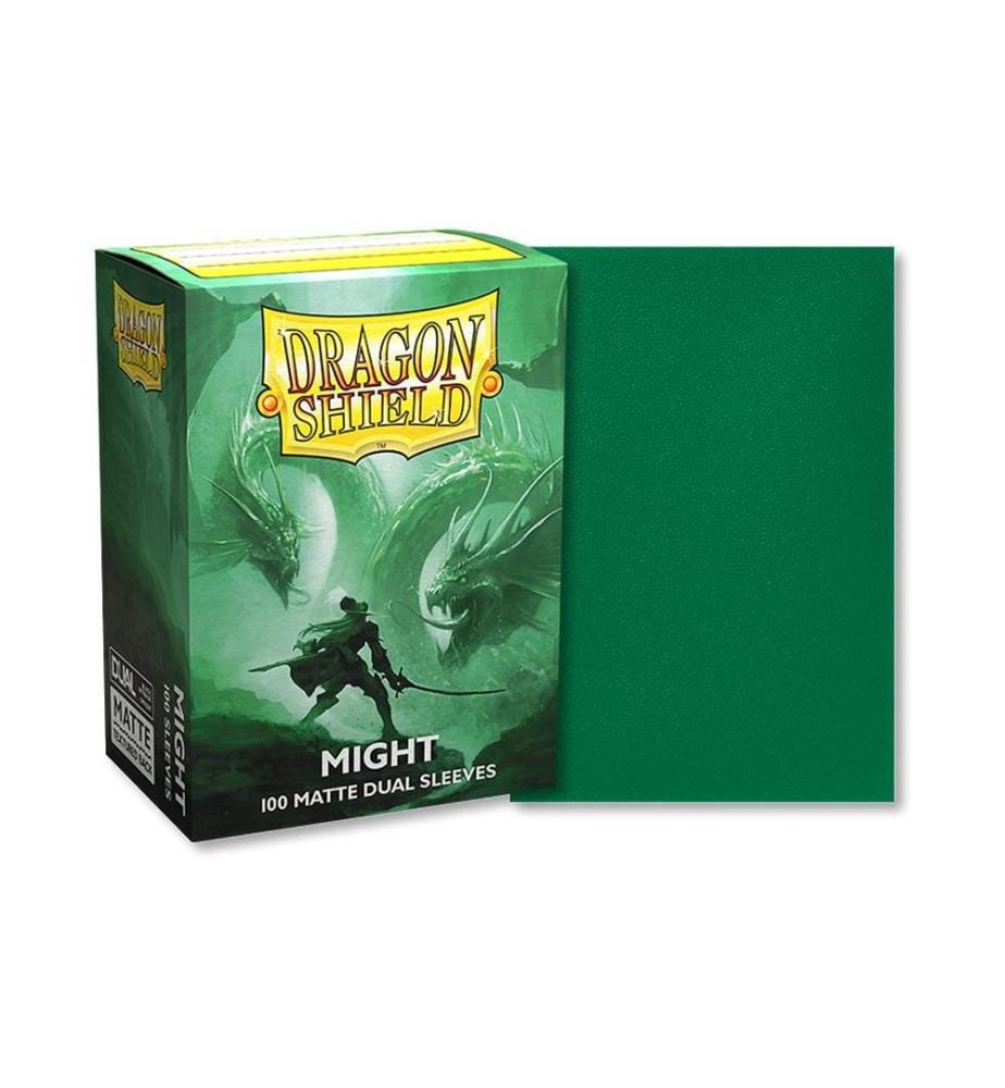 Dragon Shield - Étui à cartes Dual Matte: Might Taille standard Vert 100