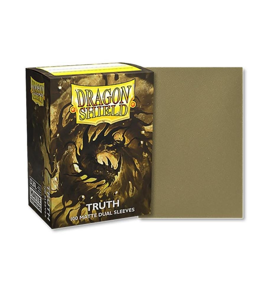 Dragon Shield - Étui à cartes Dual Matte: Truth Taille standard Doré 100
