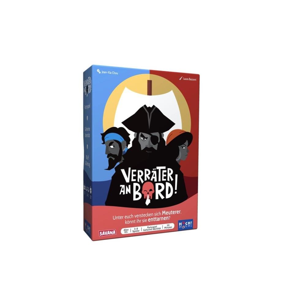 HUCH! - Jeux de cartes Verräter an Bord -DE-