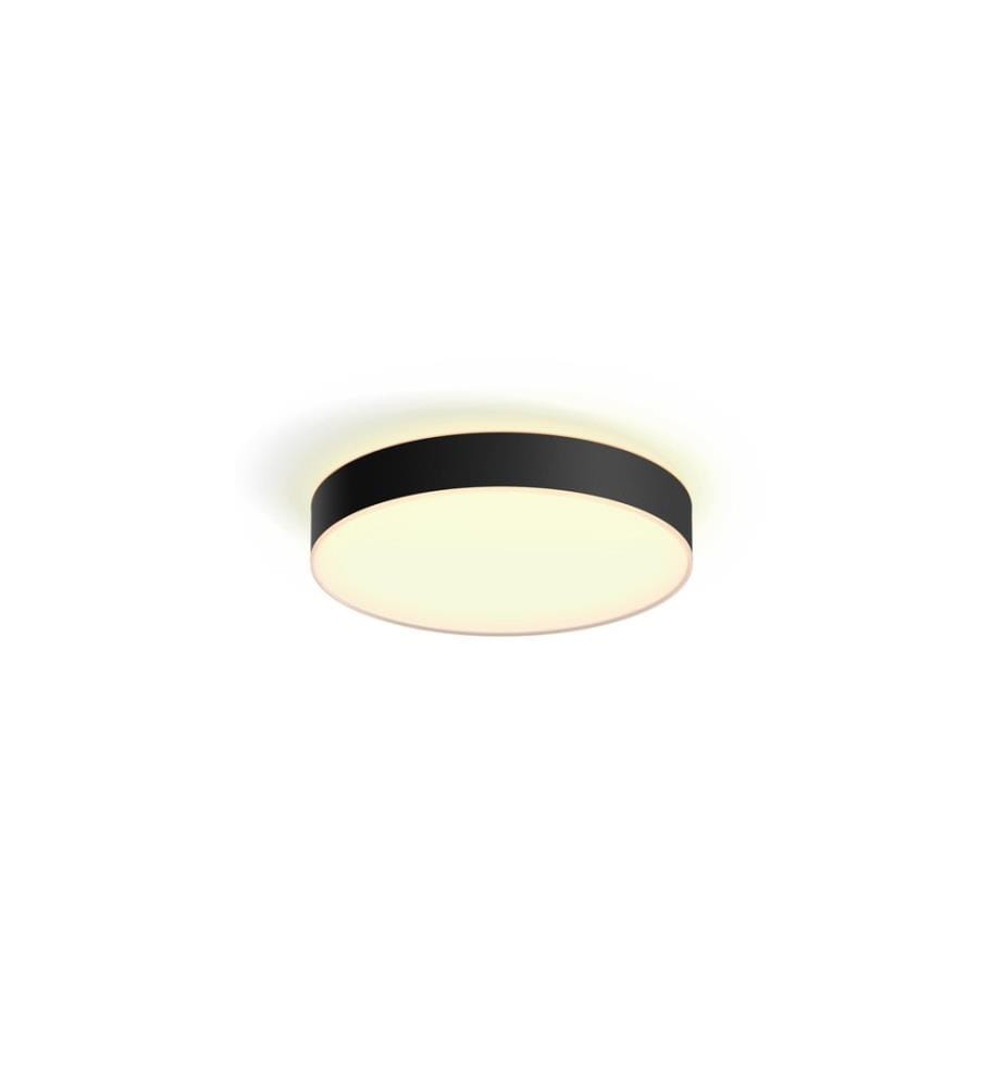PHILIPS HUE - White Amb. Enrave plafonnier L noir 3300 lm + dimmer