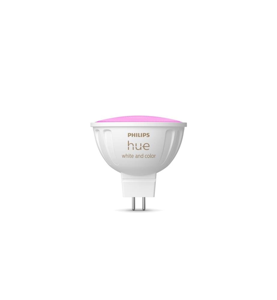 PHILIPS HUE - Ampoule White & Color Amb. pack individuel MR16 400 lm