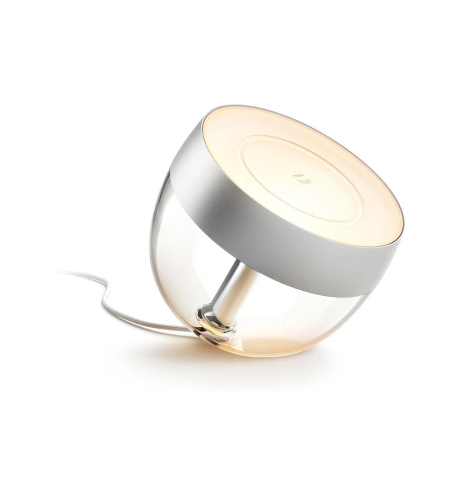 PHILIPS HUE - Lampe de bureau White & Color Ambiance Iris Argent