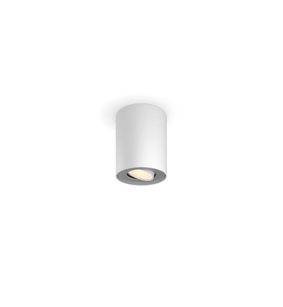 PHILIPS HUE - White Ambiance Pillar Spot avec variateur d'intensité lumineuse GU10, blanc