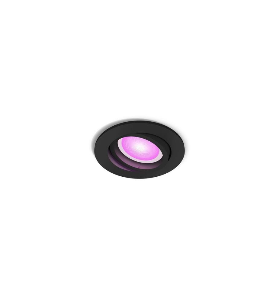 PHILIPS HUE - White & Color Ambiance Centura Spot à encastrer Rond Noir