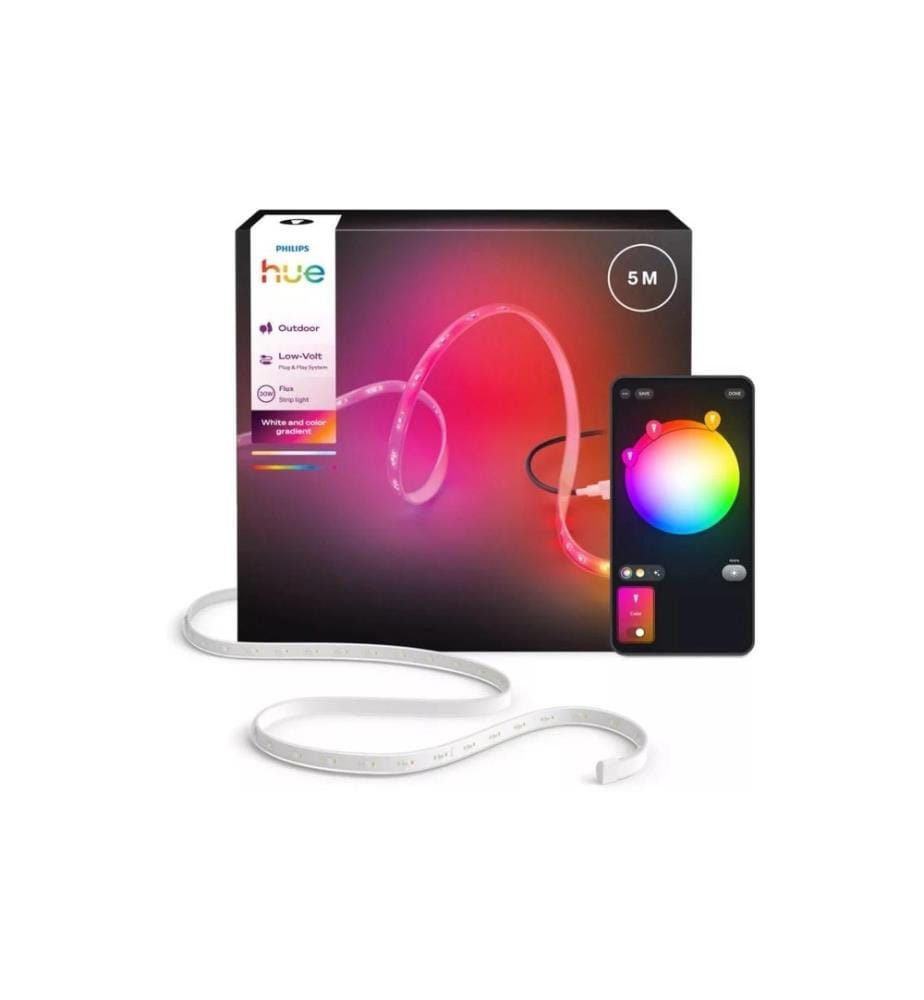 PHILIPS HUE - Bande LED Flux Gradient Outdoor 5m CH