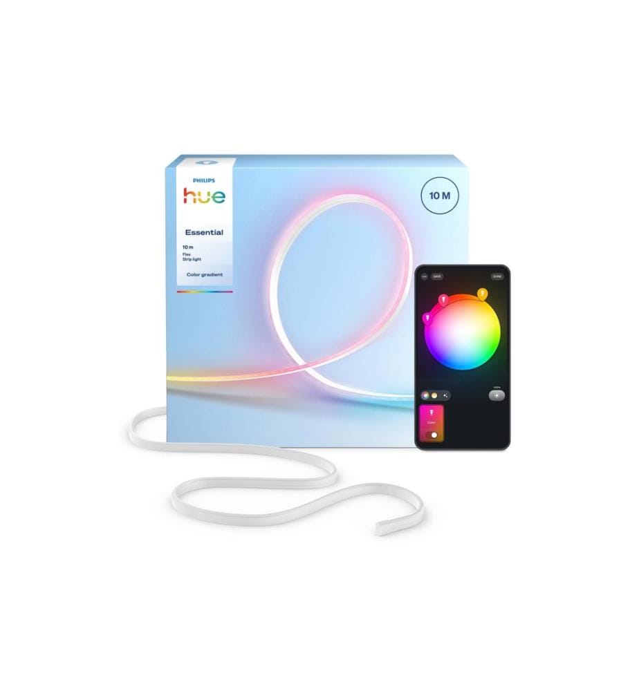 Philips Hue Ruban à LED Essential Flex Gradient multicolore, 10 m