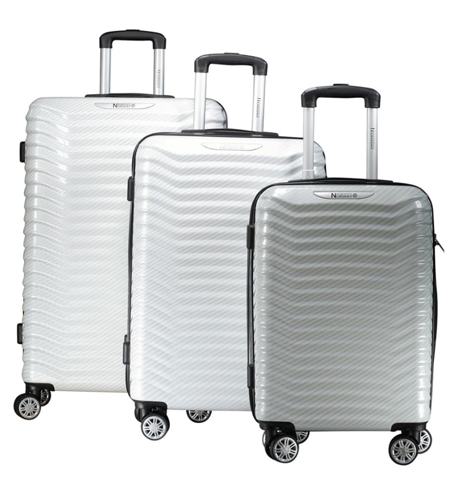 Lot de 3 Valises Sopearl - Blanc