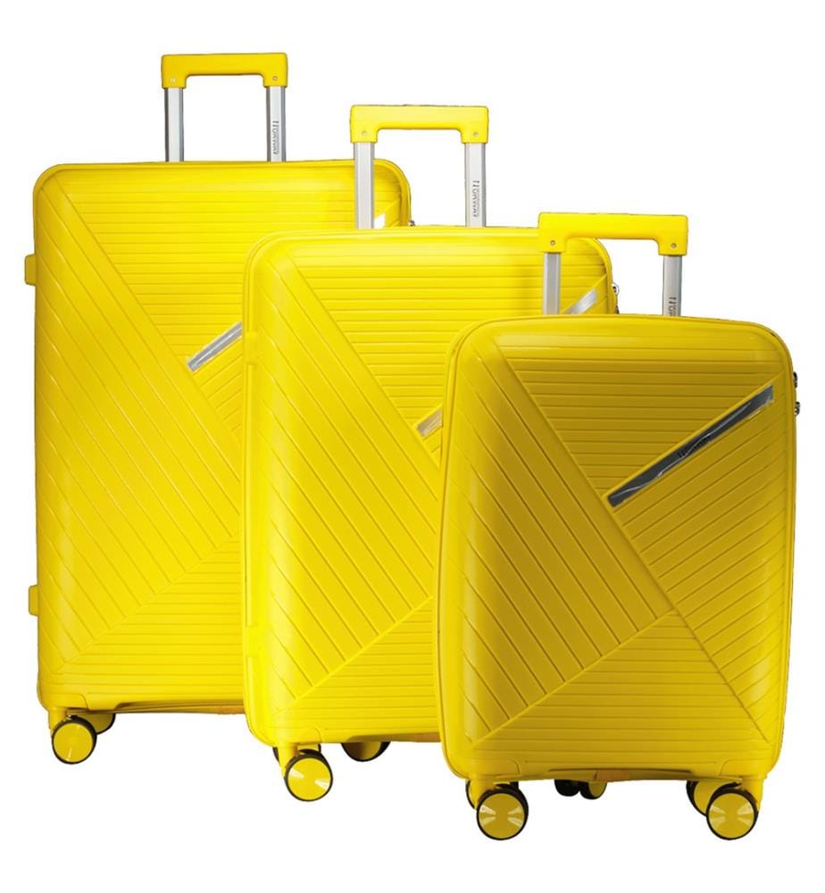 Lot de 3 Valises Simi - Jaune