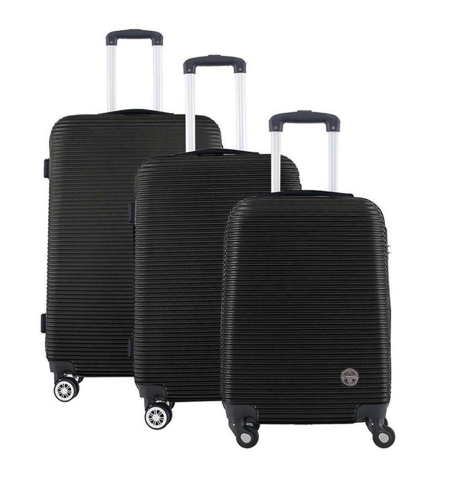 Lot de 3 Valises Solomun - Noir