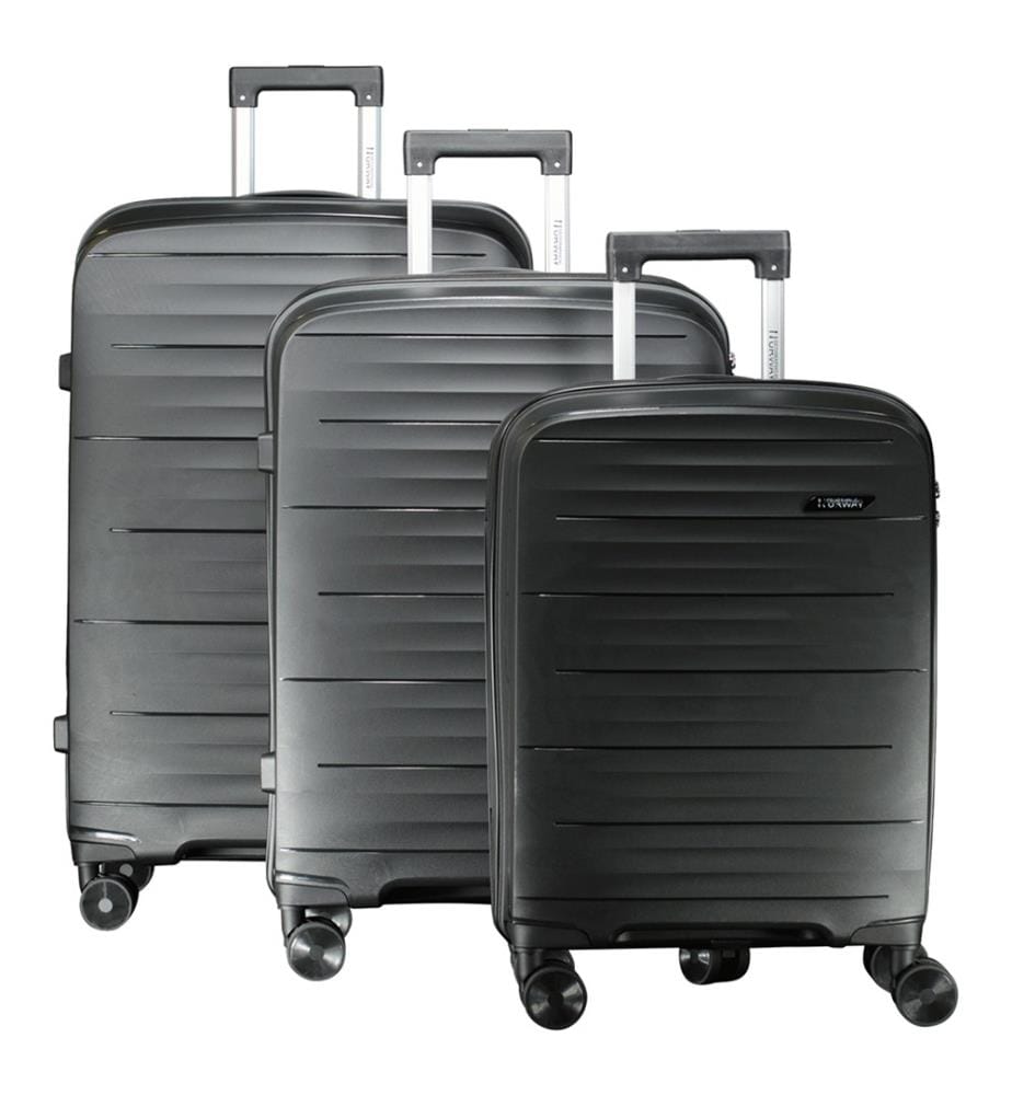 Lot de 3 Valises Sillo - Noir