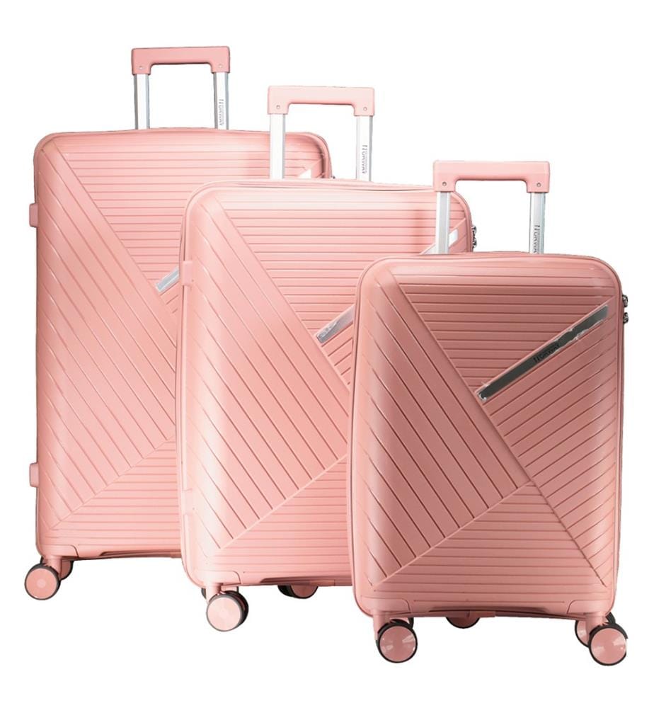 Lot de 3 Valises Simi - Or