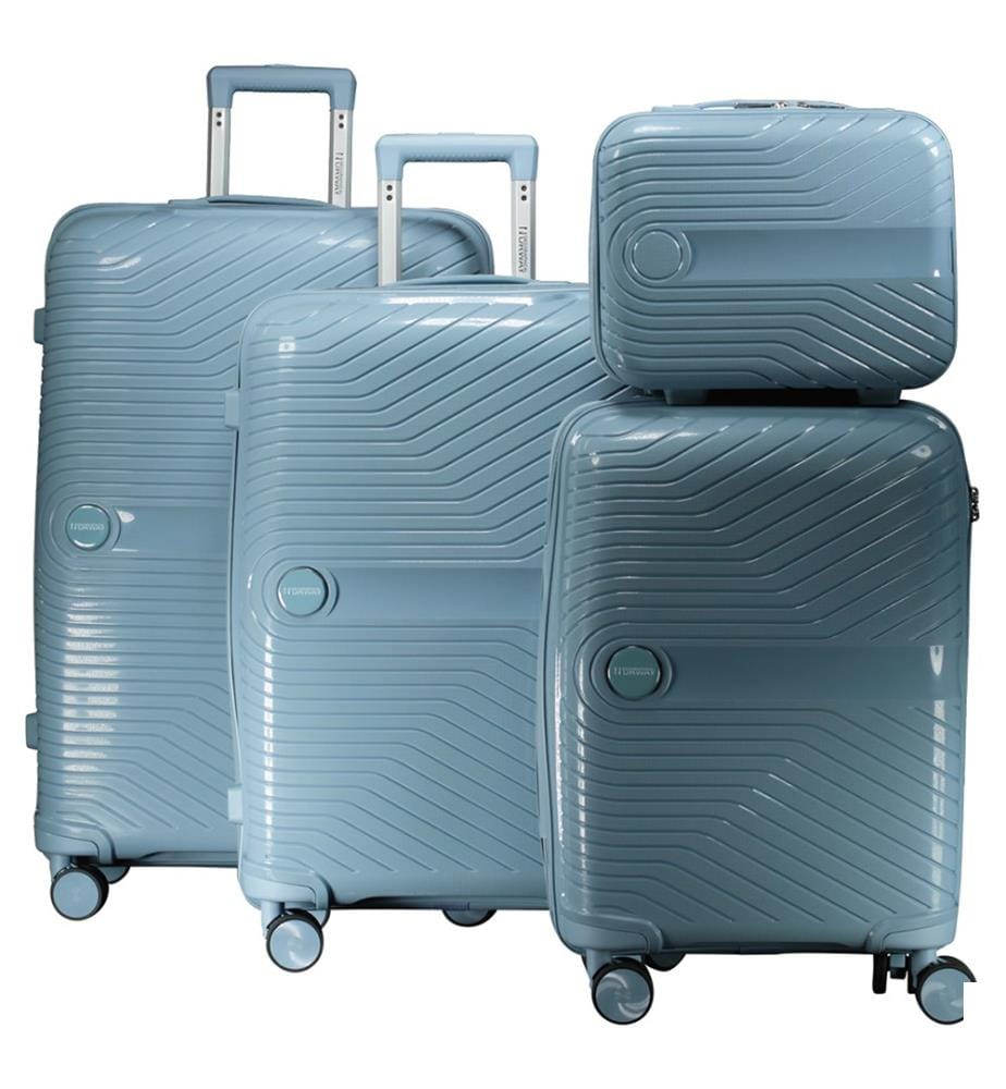 Lot de 4 Valises Sarovel - Bleu canard