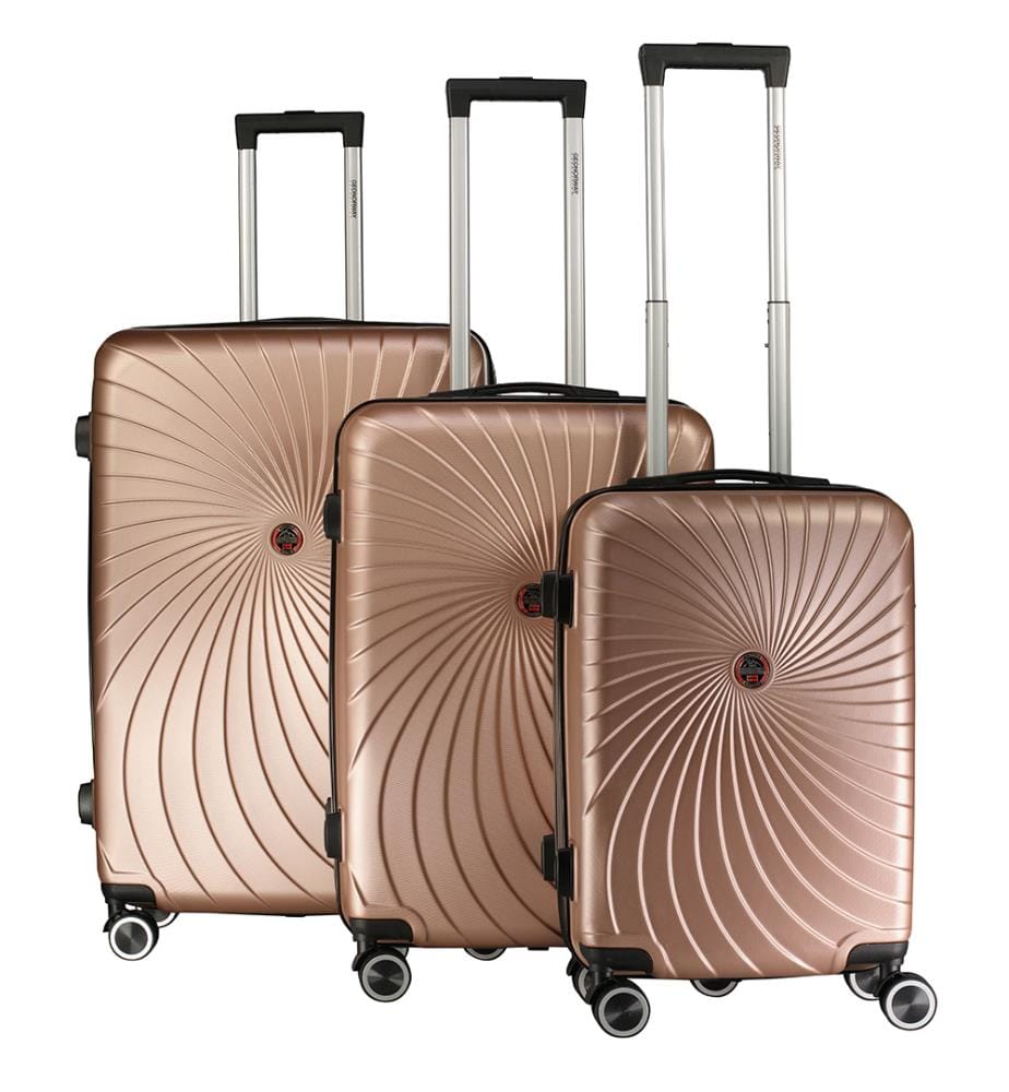 Lot de 3 Valises Sunlighteo - Champagne