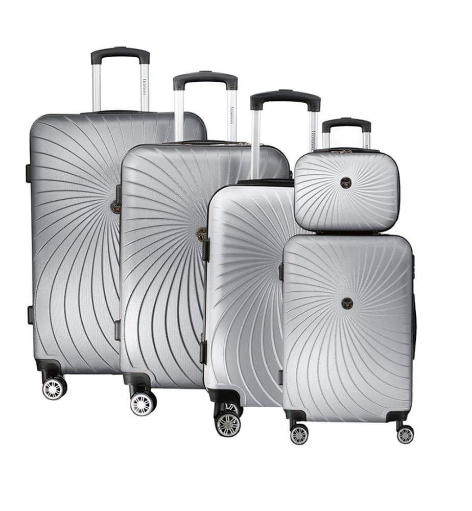 Lot de 5 Valises Sunlight - Argent