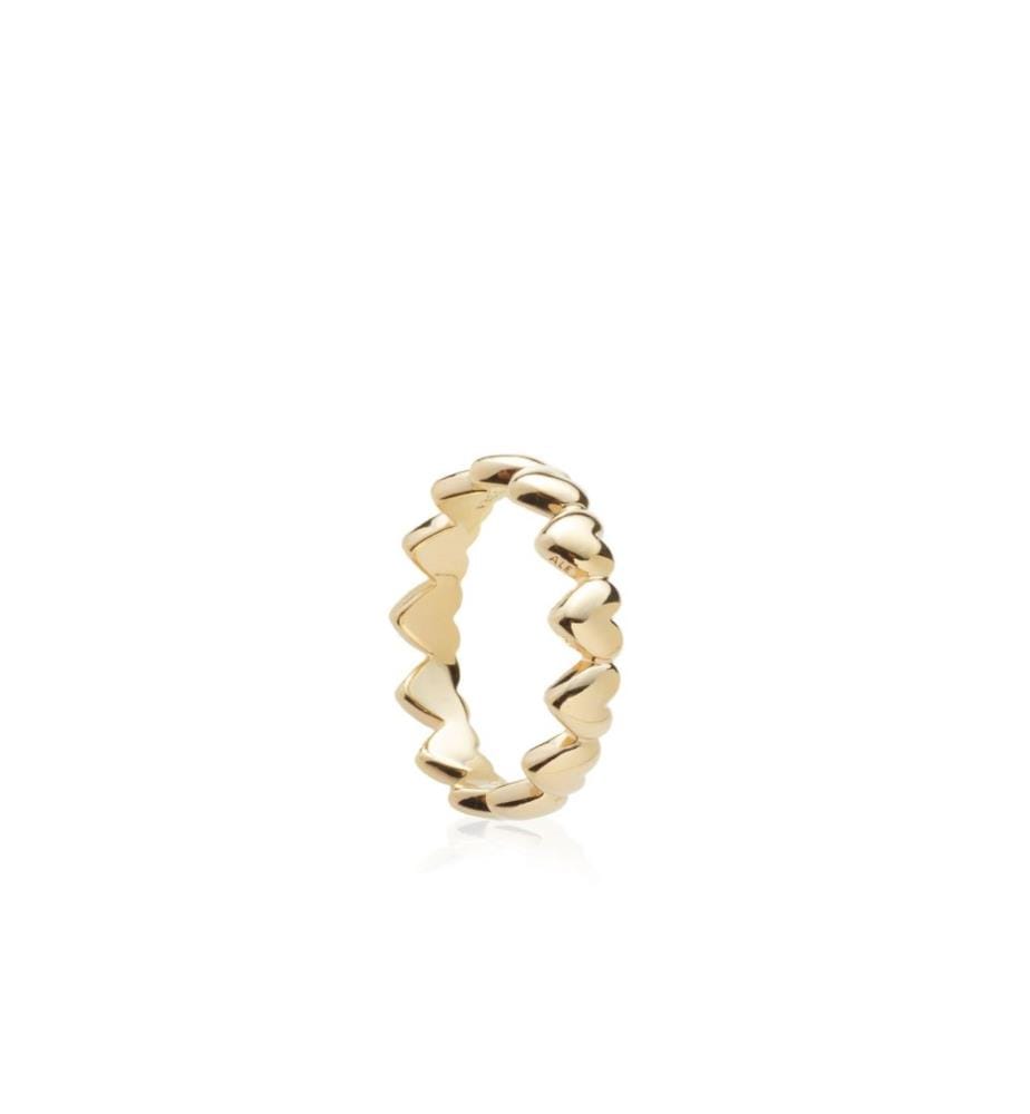 Bague Be Love Heart Band - Or