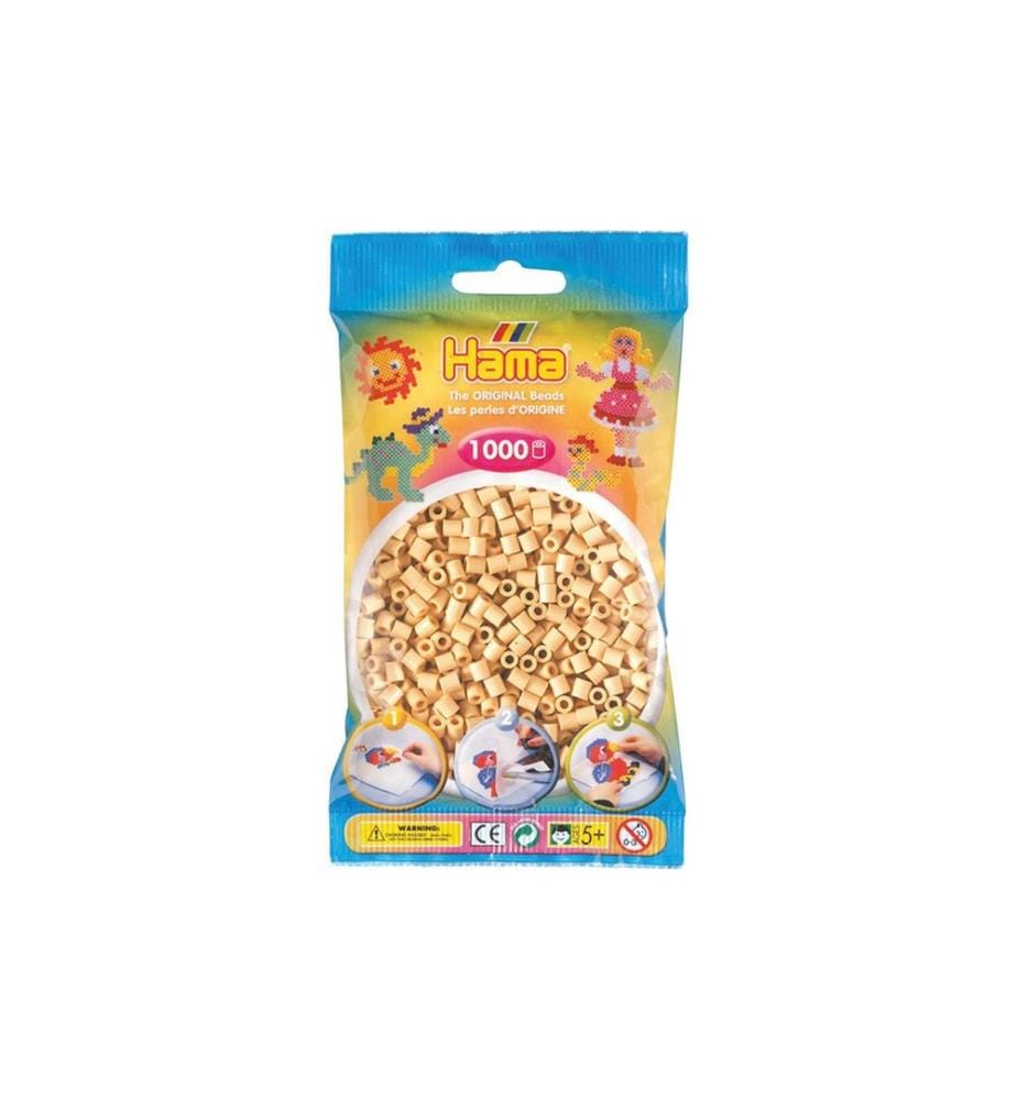 HAMA - Perles à repasser midi 1000 pièces Beige