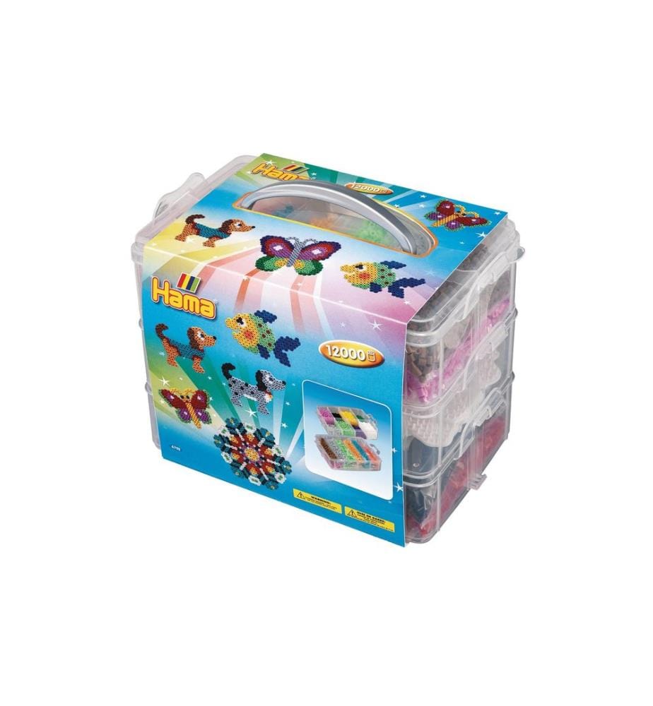 HAMA - Kits de perles à repasser Midi Multicolore, 12.000 perles