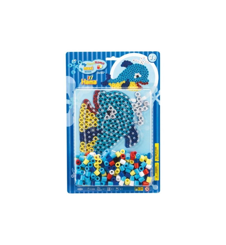 HAMA - Perles à repasser Baleine Multicolore, 250 pièces