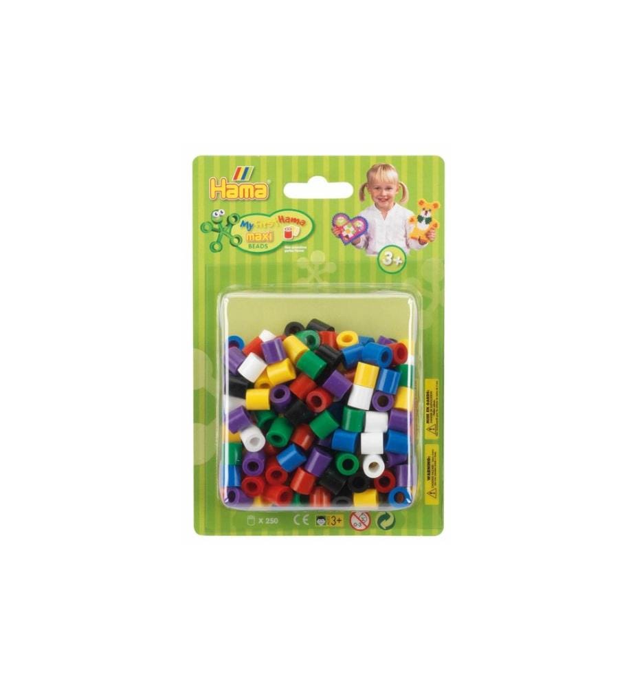 HAMA - Perles à repasser Maxi Multicolore, 250 pièces