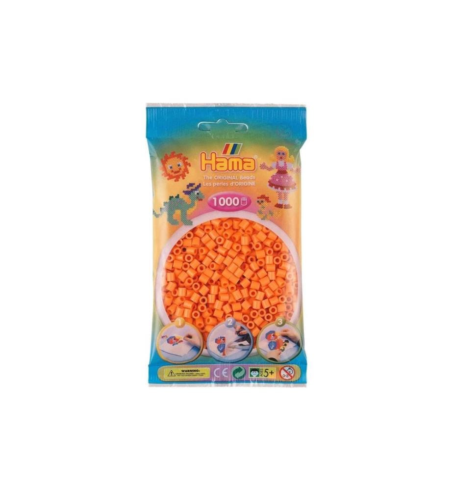 HAMA - Perles à repasser Midi Abricot, 1000 pièces