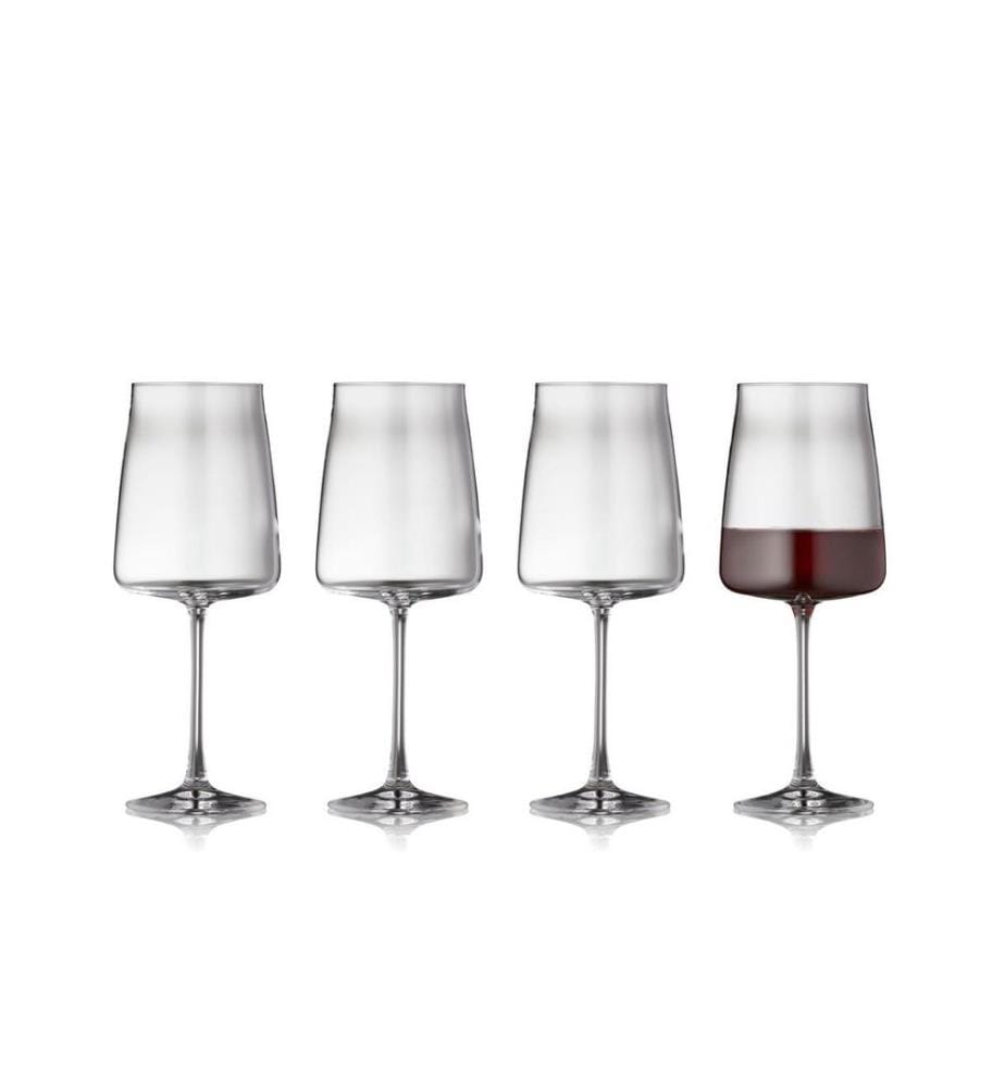 Lyngby - Verre à vin rouge Zero 4 pièces, 54 cl