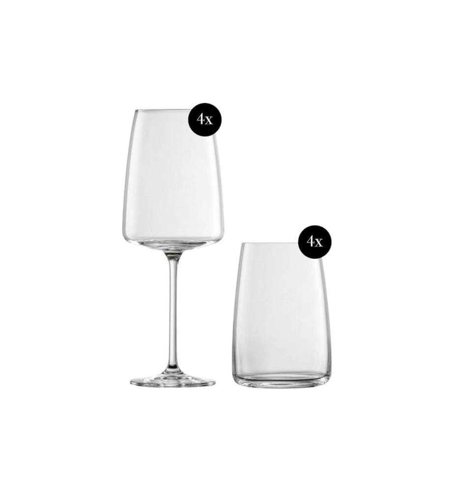 Schott Zwiesel - Service de verres à vin All Senses 500 ml, 8 Pièce/s, Transparent