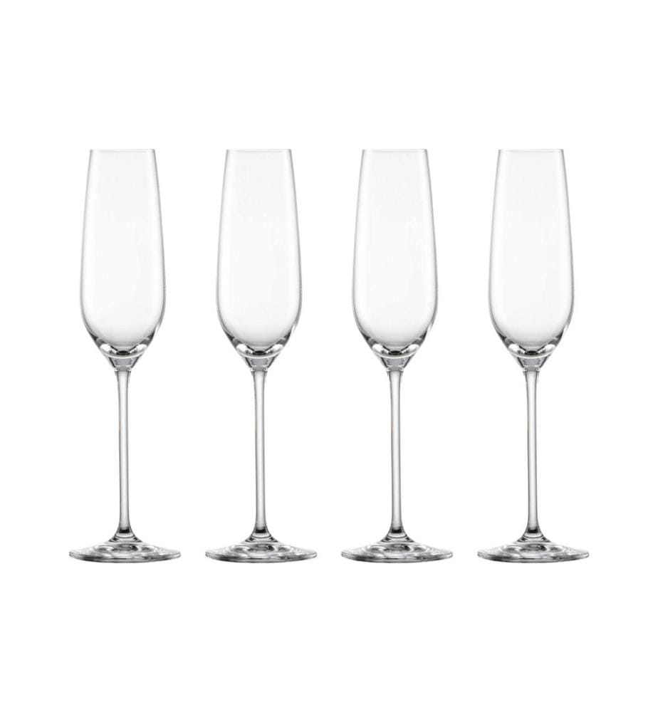 Schott Zwiesel - Verre à champagne Fortissimo 240 ml, 4 Pièce/s, Transparent