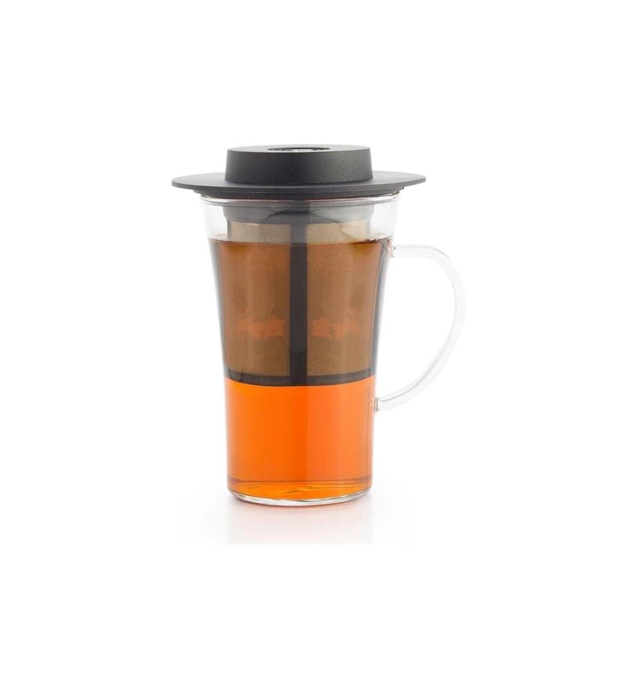 Finum - Set de thé Bistro System 280 ml, Transparent / Noir
